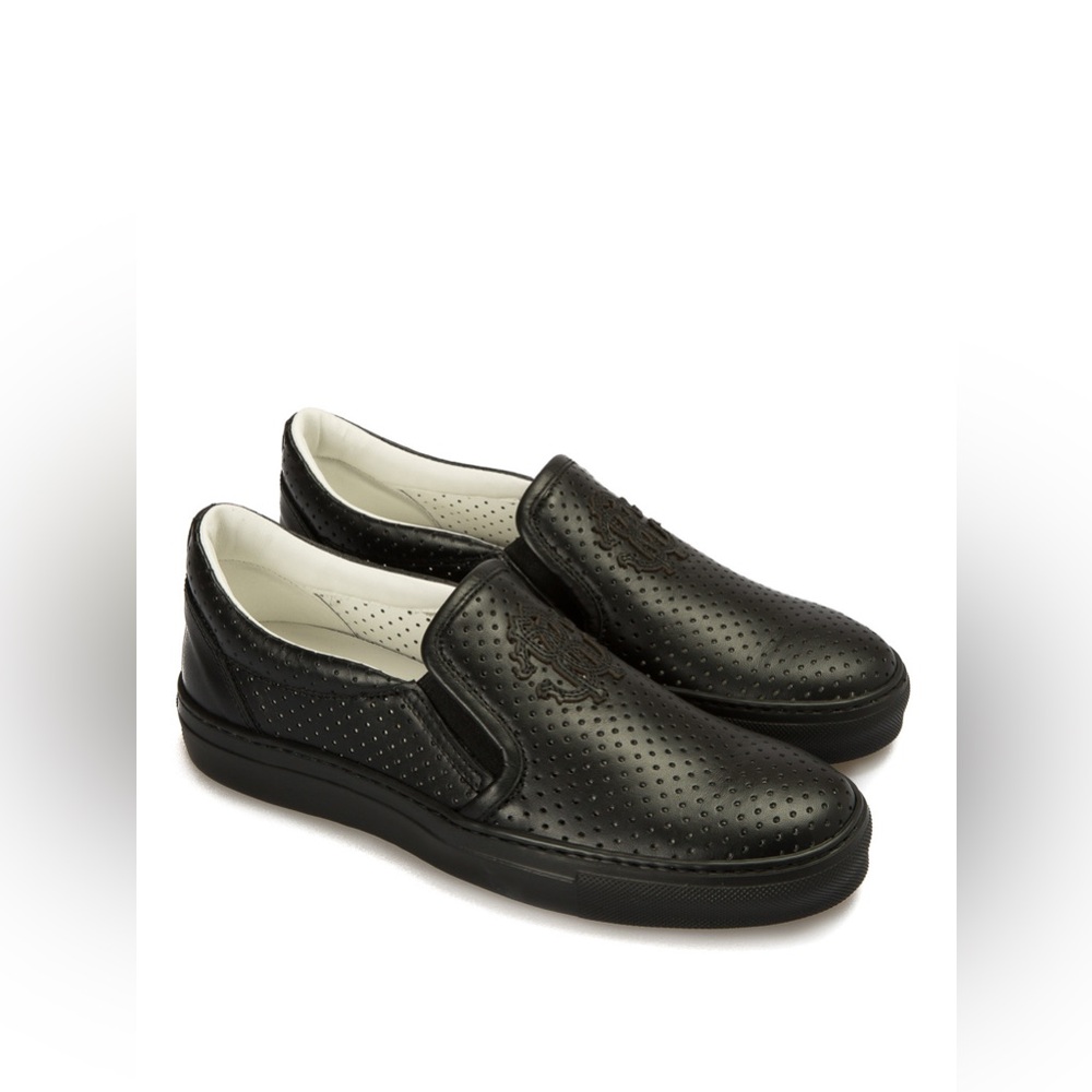 Men’s ROBERTO CAVALLI
Drilled leather slip-ons